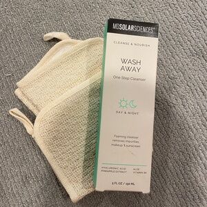 MD Solar Science face wash & wash cloths